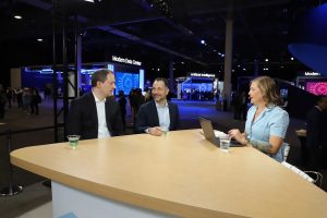 Rob Johnson, VP at USAA, and Jon Siegal, SVP at Dell, talk with theCUBE about productivity boosts during Dell Technologies World.